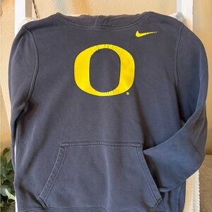 Nike Kids Charcoal Gray Ducks Hoodie